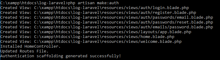 login laravel 5.2